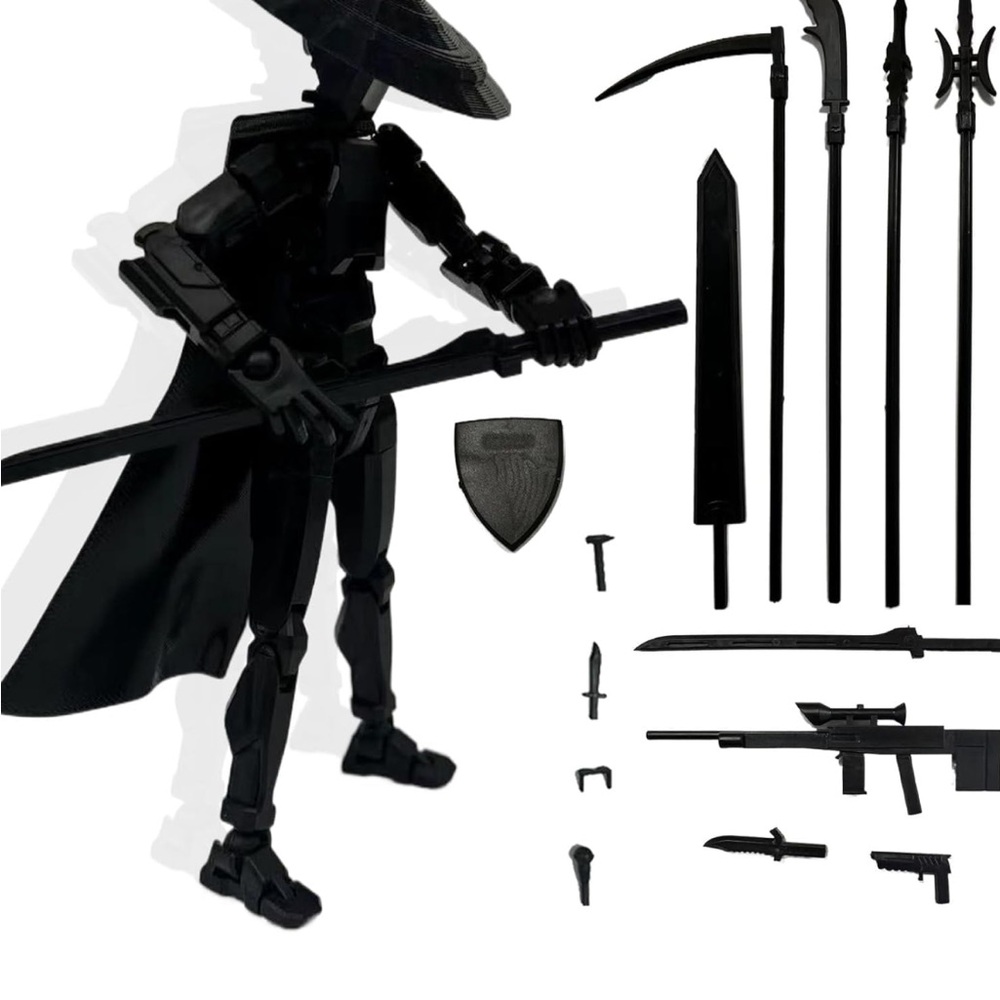 T13 Black Action Figure set
